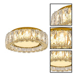 11 in led light alloy steel crystal lights gold bathroom light