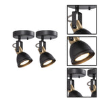 2 packs light fixture metal hallway ceiling lamps black brass living room light