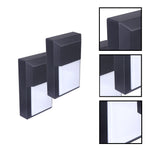 2-Pack porch lighting fixture aluminum wall sconce black wall lights