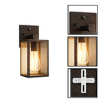 2 Pack bulb lights black brush gold wall sconce aluminum, tempered glass wall light