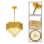 15.75” Light bulbs gold light bulbs Crystal kitchen pendant lights