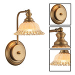 1 Light wall sconces brass glass bathroom wall lights metal wall lighting