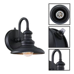 E26 wall sconce black wall light fixture metal wall light