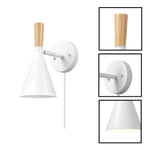 1 light sconce light metal indoor lights matte white danvers living room light