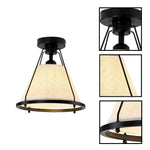 11 Inch light bulb light metal iron light fixture black ceiling light