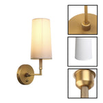 2 pack wall lighting fabric metal corridor kitchen antique shade of light