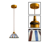 Cone hanging light wood glass, metal pendant lights black green pendant lamp
