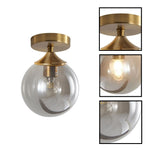 1-light light fixtures metal glass lights and fixtures gold gray ceiling lamp