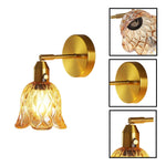 2 Pack lighting bulb gold  vanity lighting glass wall sconces