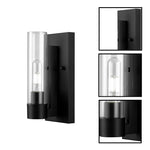 1 light shade lamp iron light fixture black vanity light