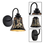 2 Pack light bulb light farmhouse lamp fixtures metal wall sconces