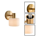 light fixtures ceramic metal wall sconce white gold bulb light