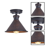 1 light ceiling light aluminum metal dining room oil rubbed bronze led light