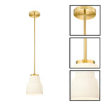 E26 Socket bulb lights gold, milk glass bathroom light glass, metal pendant light