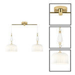 Modern hanging light milk white gold island lights  metal,glass,ceramics pendant light