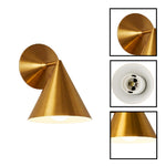 Vintage light fixture iron kitchen light gold brass wall sconce