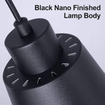 Black kitchen pendant light island modern