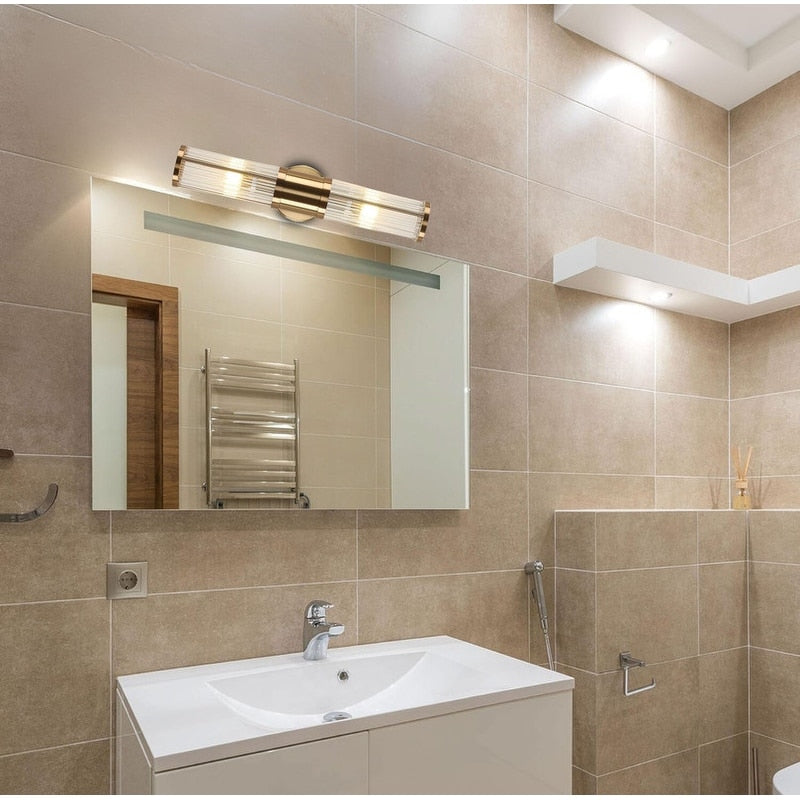 E12 Socket bathroom lights gold vanity lights  metal wall lights