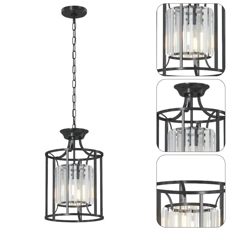 Farmhouse pendant light black island light metal hanging lights