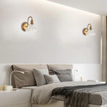 Gorgeous wall lights gold bathroom lights glass, metal hallway light
