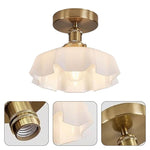 Industrial ceiling lighting white kitchen lights glass dinning lights