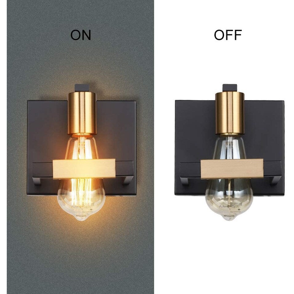 Industrial indoor wall lights black wall lamps for bedrooms