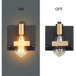 Industrial indoor wall lights black wall lamps for bedrooms