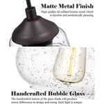 Industrial pendant lights kitchen island farmhouse glass hanging light