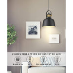 Island farmhouse Pendant Light black industrial pendant lamp
