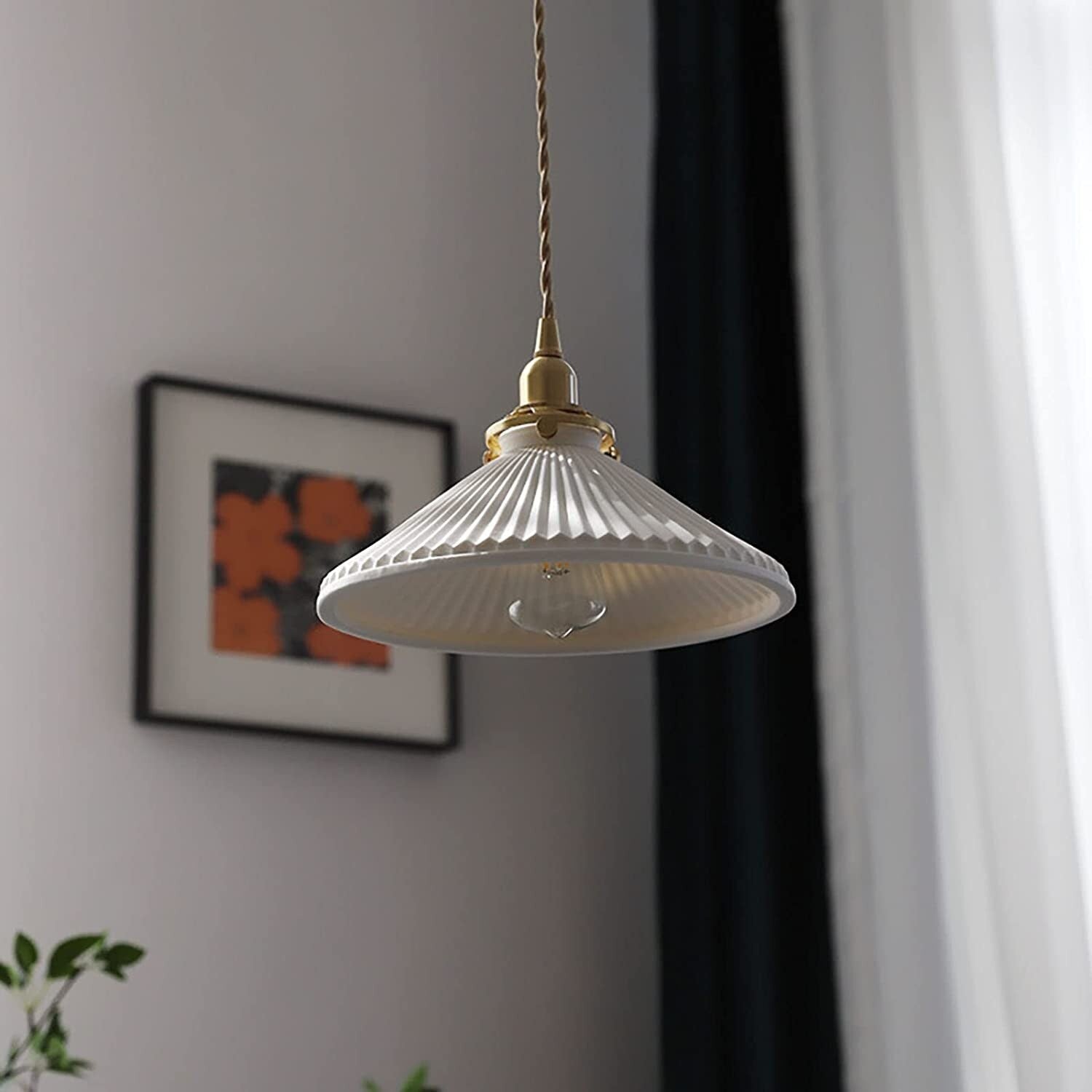 Mini umbrella ceramic pendant light fixture modern kitchen pendant lighting island pendant lighting for kitchen island