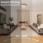 Modern LED ceiling light fixture crystal flush mount light fixture bowl style ceiling lighting