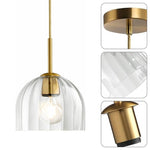 Modern kitchen island lights gold pendant dining lights glass pendant lights