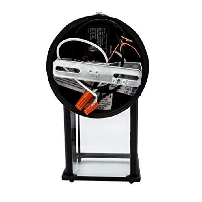 Porch lantern indoor wall light with clear glass shade