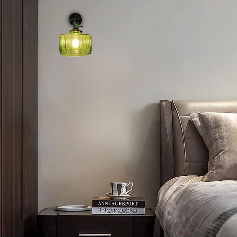 Premium light fixtures green wall lights copper sconce light