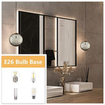 Smoke Gray farmhouse kitchen light fixtures Glass pendant light Single Globe Chandelier