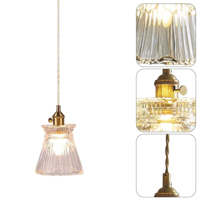 Unique design pendant light brass restaurants light glass, metal island lights