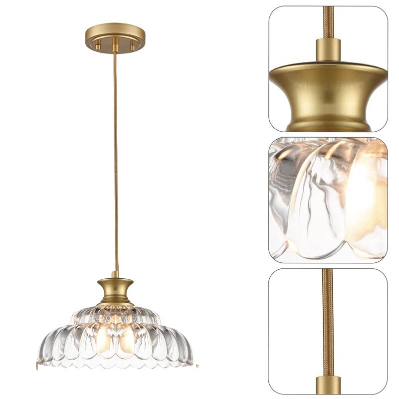 Vintage light fixture gold bedroom light glass,metal kitchen pendant lights