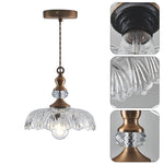 Vintage pendant light gold dining light fixtures glass porch light