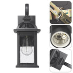 ‎Modern light fixtures ‎black bedroom light aluminum, glass wall lights