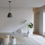 ‎Modern pendant light Black hanging light Metal kitchen ceiling lamp