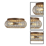 3 light ceiling light Crystal iron Crystal lights bronze kitchen light