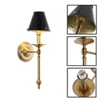Industrial wall light metal vanity light gold black bedroom light