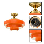 3-Layer ceiling light fixture metal ceiling lights gold orange ceiling lamps
