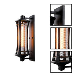 21 inch porch light aluminum glass exterior lamps black wall light