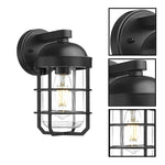 1 Light light fixture black wall sconce metal wall light