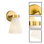 2 pack wall lighting fixtures glass indoor wall lamp gold wall sconces