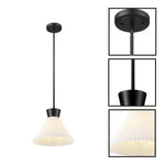 1 Light hanging light black , milk white kitchen lighting glass, metal pendant light