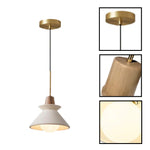 1 light hanging lights cement metal industrial chandelier gold white pendant light