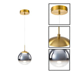 LED bulb lights white light fixture metal pendant light