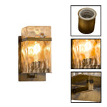 1-light sconces wall glass iron light fixtures vintage gold porch lighting